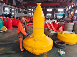 Marine Floating <strong>Buoy</strong> with Solar <strong>Light</strong> and Top Mark Navigation Polyethylene <strong>Buoys</strong> Durable PE Material Including Hinge Part - Product Image 4