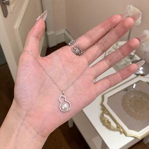 Collar de Plata de Ley S925 con Diseño de Flor de Tulipán y Cadena para Clavícula, Estilo Dulce y de Alta Gama para Mujer - Product Image 1