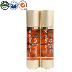 Dejar en el aceite de argán, seda natural, Protege el calor, suero para el cabello - Product Image 1