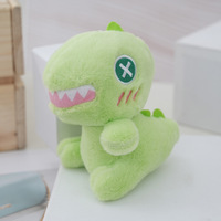 Porte-clés en peluche dinosaure personnalisé, mignon, mini, dessin animé, rembourré, pour décoration de sac