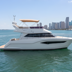 Yate de Pesca Deportiva de 50 pies con Flybridge, Barco a Motor de Fibra de Vidrio de 15 m, Motor Cummins Doble de 425 HP, 3 Camarotes, 2 Baños, Cubierta Trasera, Fabricante - Product Image 4
