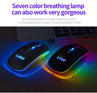 Souris d'ordinateur sans fil optique rechargeable silencieuse ultra-mince 2,4 GHz à double mode, colorée, 1600 DPI, en stock