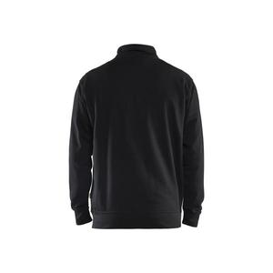 BLAKLADER-Sweat-shirt 2 tons demi-zip 335311589933M Noir/Jaune-EAN 7330509597194 WORK HOODIES - Product Image 2