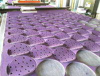Disque de ponçage en film 3M 775L, abrasif céramique violet, dureté moyenne, OEM pour l'automobile, 6 pouces (150 mm), 100 pièces/boîte