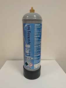 EUROTRE Proveedor italiano Tanque de Co2 de grado alimenticio Sin mantenimiento ni recarga Cilindro de gas 2,2 LT Equipado con una corriente de Soda PRD - Product Image 3