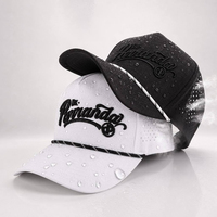 Haute qualité 3D broderie Logo 5 panneaux Golf sport chapeau découpé au laser trou polyester Gorras vente en gros personnalisé unisexe casquette de Baseball