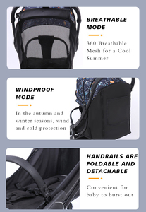 Cochecito de Bebé Ligero Más Vendido con Mango Reversible para Niños, Cochecito <span class=keywords><strong>Plegable</strong></span> Compacto de Tamaño Pequeño para Salidas - Product Image 4