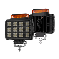 Luz de Advertencia LED Ovalada para Montacargas DXZ, Multimodo, Todoterreno, 5.7 Pulgadas, 9-36V, 6500 Lúmenes, 40W, Modelo 57C-FS-F48, Actualización Retrofit