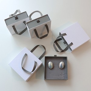 Tùy chỉnh dập Vàng trượt ngăn kéo hộp đồ trang sức với Ribbon cho vòng vòng Vòng cổ thiết lập bao bì hiện đại handmade quà Tặng lưu trữ trường hợp - Product Image 1