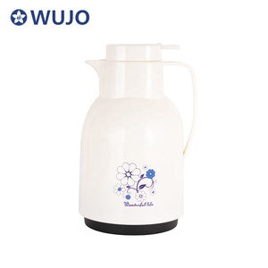 WUJO 1.0L PP Corps Verre Recharge Fiole à vide intérieure Thermo Pot à café Arabe Pot à café avec bouton-poussoir Infuseur à thé - Product Image 6