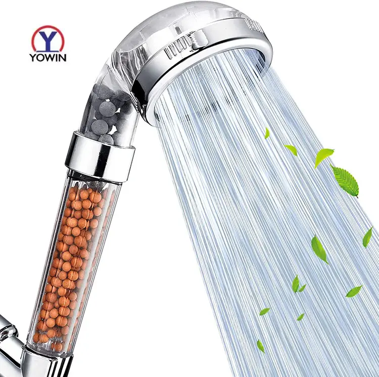Yowin Filter High Pressure Water Saving 3 Mode Function Spray Handheld Modern Shower Heads