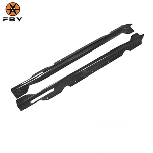 Jupes latérales en fibre de carbone de haute qualité style SQ pour <span class=keywords><strong>BMW</strong></span> Série 4 G22 G23 <span class=keywords><strong>M440i</strong></span> 2021+ – Séparateurs de pare-chocs latéraux en fibre de carbone - Product Image 2