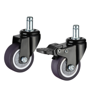 Roulettes universelles silencieuses en caoutchouc souple pour meubles, roulettes pour armoires, roulettes pour portes coulissantes, pour chariots, tables à manger - Product Image 1