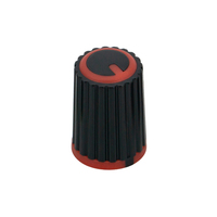 Bouton rotatif en plastique bicolore de haute qualité 6-4,5 mm à axe en D pour mixeur DJ A-1217E