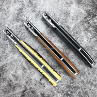 Couteau de poche multifonctionnel EDC, outil de survie pour la chasse, le camping et les activités de plein air, portable, multi-usages, pliable, acier inoxydable 420, OEM
