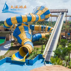 Dalang Marke Wasserpark Ausrüstung Fiberglas Wasser rutsche Wasser ausrüstung Wasserpark Kinder rutschen für Resort Hotel