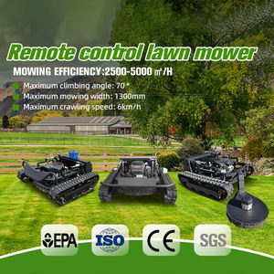 Livraison gratuite CE EPA machine de découpe d'herbe à moteur à essence avec chenilles en caoutchouc pour l'agriculture télécommande robot <span class=keywords><strong>tondeuse</strong></span> à gazon - Product Image 5