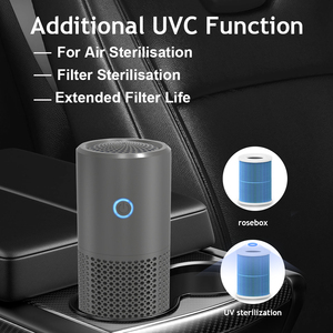 Purificateur d'air portable mini HEPA de haute qualité équipé d'un filtre multicouche, purificateur d'air pour voiture, machine de nettoyage de l'air de voiture - Product Image 5