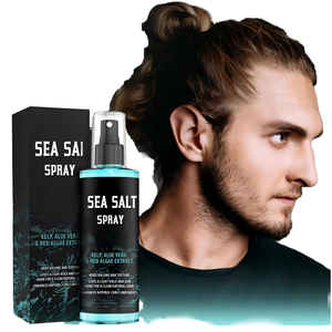<span class=keywords><strong>Spray</strong></span> de sel marin unisexe OEM, varech, aloe vera, algues rouges, tocophérol, séchage rapide pour ajouter du volume et de la texture aux cheveux crépus, utilisation en bord de mer - Product Image 1