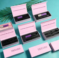 Tidak ada Logo tahan lama Matte Lipstik dan Kit Lip Liner Custom Gloss Makeup Set dalam bentuk tongkat hadiah sempurna untuk anak perempuan dan wanita
