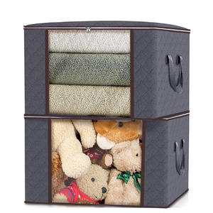 Milieuvriendelijke Opvouwbare Opbergtas Voor Kledingdeken Beddengoed Onder <span class=keywords><strong>Bed</strong></span> Organizer - Product Image 4