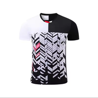 Hochwertiges schweiß absorbieren des Sport-T-Shirt Bequemes persönliches sublimiertes Badminton-Trikot