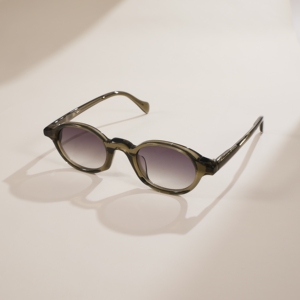 Gafas de Sol Ovaladas Pequeñas de Acetato Hechas a Mano de Lujo, Gafas de Sol Redondas Estrechas de Diseño, Estilo Vintage Minimalista - Product Image 4