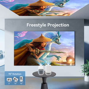 Proyector Portátil Mini LED de 130 Pulgadas con Enfoque Automático, Android 13, Más de 700 Aplicaciones, 3D, 200 ANSI, para Cine en Casa y Entretenimiento Familiar - Product Image 5