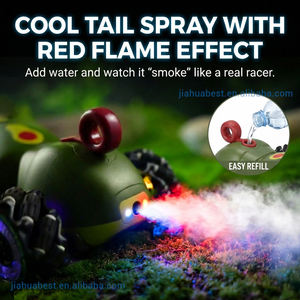 AiJH Juguete de Oruga a Control Remoto con Simulación, Animal RC con Spray, Música y Luz, <span class=keywords><strong>Coche</strong></span> de Acrobacias RC - Product Image 3