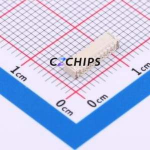 XD-0.8-10PWT Wire-to-<b>Board</b> <b>Pin</b> Header SMD,P=0.8mm,Horizontal Mount Connector 1x10P 0.8mm Horizontal Mount 10P - Product Image 2