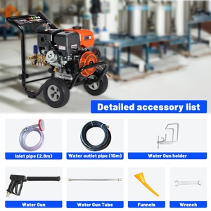 Machine de lavage de voiture portable d'usine OEM haute pression 3800PSI/262Bar laveuse <span class=keywords><strong>à</strong></span> essence 190F 420cc bon marché nettoyeurs élevés - Product Image 4
