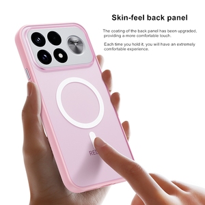 เคสโทรศัพท์ Xiaomi Poco F9 Ultra แบบแม่เหล็ก โปร่งแสงด้าน ป้องกันรอยขีดข่วน TPU+PC กันกระแทก สำหรับ Redmi K100 <span class=keywords><strong>Pro</strong></span> Max - Product Image 2
