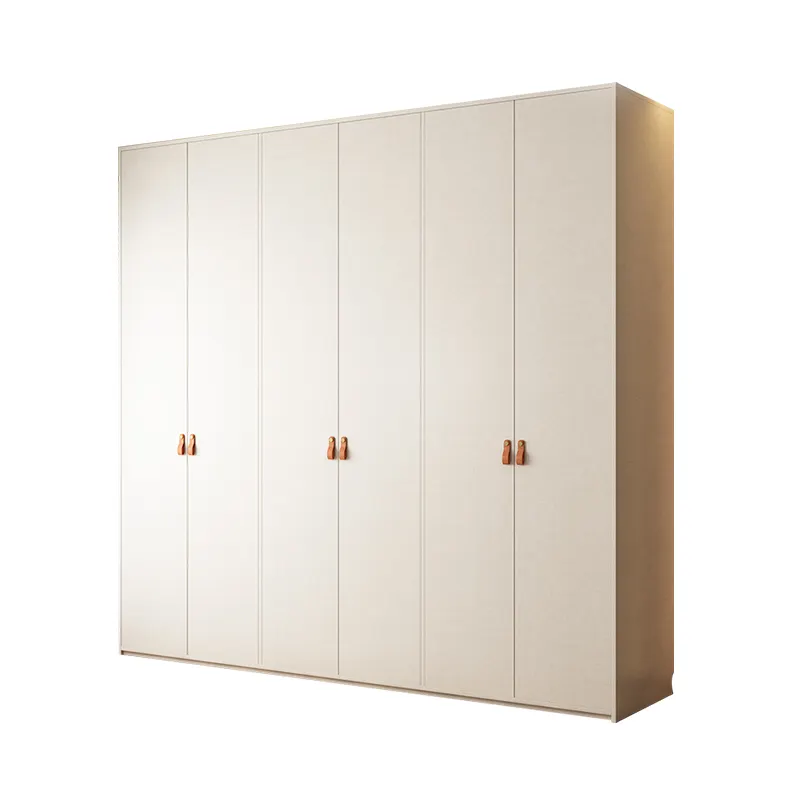 Nordic Simple Bedroom 4 Door Wardrobe Storage Level Door Modern Large Wardrobe