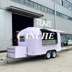 Camión Eléctrico Comercial para Helados y Café, Carrito de Comida Callejero para Hot Dogs, Remolque Móvil de Comida - Product Image 6