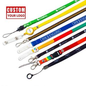 Lanyards Promocionales Personalizados con Logo Impreso para Maestros, Llaveros de Crucero, Sublimación en Blanco sobre Poliéster, Nylon y Algodón - Product Image 2