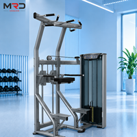 Máquina Comercial Ajustable de Acero para Dominadas y Press de Fondo con Selector, Entrenador de Fuerza para la Parte Superior del Cuerpo para Gimnasios y Clubes de Fitness