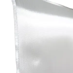 Isı yalıtımı için saten fiberglas kumaş en düşük fiyat 1000 derece C SiO2 >= 96%