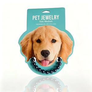 Collier pour animaux de compagnie en perles arc-en-ciel bohème, collier pour chien décoré de perles colorées avec chaîne d'extension pour chiens de petite, moyenne et grande taille - Product Image 6