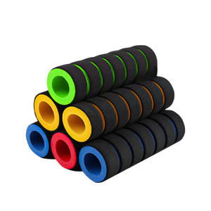 Poignées de guidon de scooter électrique, klaxon, accélérateur, antigel, antidérapant, caractéristiques, revêtements en caoutchouc souple - Accessoires de moto - Product Image 1