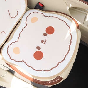 Coussin de siège de voiture en peluche antidérapant quatre saisons, tapis décoratif de forme oblongue avec rembourrage en éponge - Product Image 3