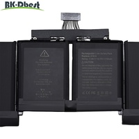 Batterie d'ordinateur portable A1618 de qualité supérieure pour Macbook Pro Retina 15 A1398 2015, fourniture d'usine