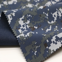 Tissu souple à imprimé camouflage en polyester 100% pour vestes