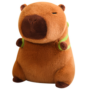 Peluche di Capibara Cartoonesco Carino 23cm-100cm, Bambola Grassa, Animale di Peluche Confortevole per Bambini, <span class=keywords><strong>Regalo</strong></span> di Compleanno per Ragazze - Product Image 6