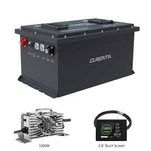 รถกอล์ฟไฟฟ้า36V 105Ah ใช้แบตเตอรี่ลิเธียมไอออน LiFePO4บลูทูธอัจฉริยะพร้อมหน้าจอและที่ชาร์จ - Product Image 1