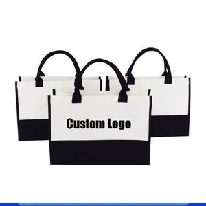 Sacs d'épicerie personnalisés pour fabricants, en toile de jute naturelle écologique - Product Image 1