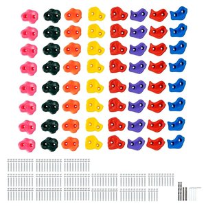 72 Pares de Agarraderas para Escalada en Roca, Interior/Exterior, Modelo D0100X3IT7X - Product Image 1