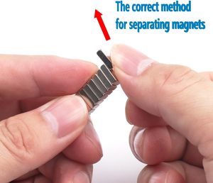 Nam châm hình chữ nhật nhỏ xíu, mini, nhỏ nhắn, dùng cho thủ công, nam châm hình chữ nhật, nam châm giữ cổ áo, vật liệu từ tính - Product Image 3