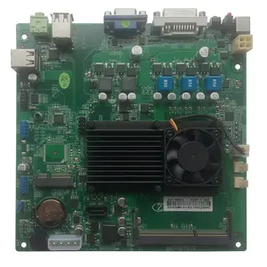Mini ITX anakart onboard CPU Intel AMD E300 çift yonga seti FAN anakart
