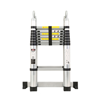 Vente flash : échelle télescopique multifonction en aluminium Lidl de 16,5 pieds, échelle extensible, échelle pliante rétractable