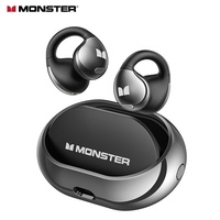 Écouteurs sans fil MONSTER 5.4 AC600 à oreille ouverte, non intra-auriculaires, avec contrôle vocal, résistants à l'eau pour le sport